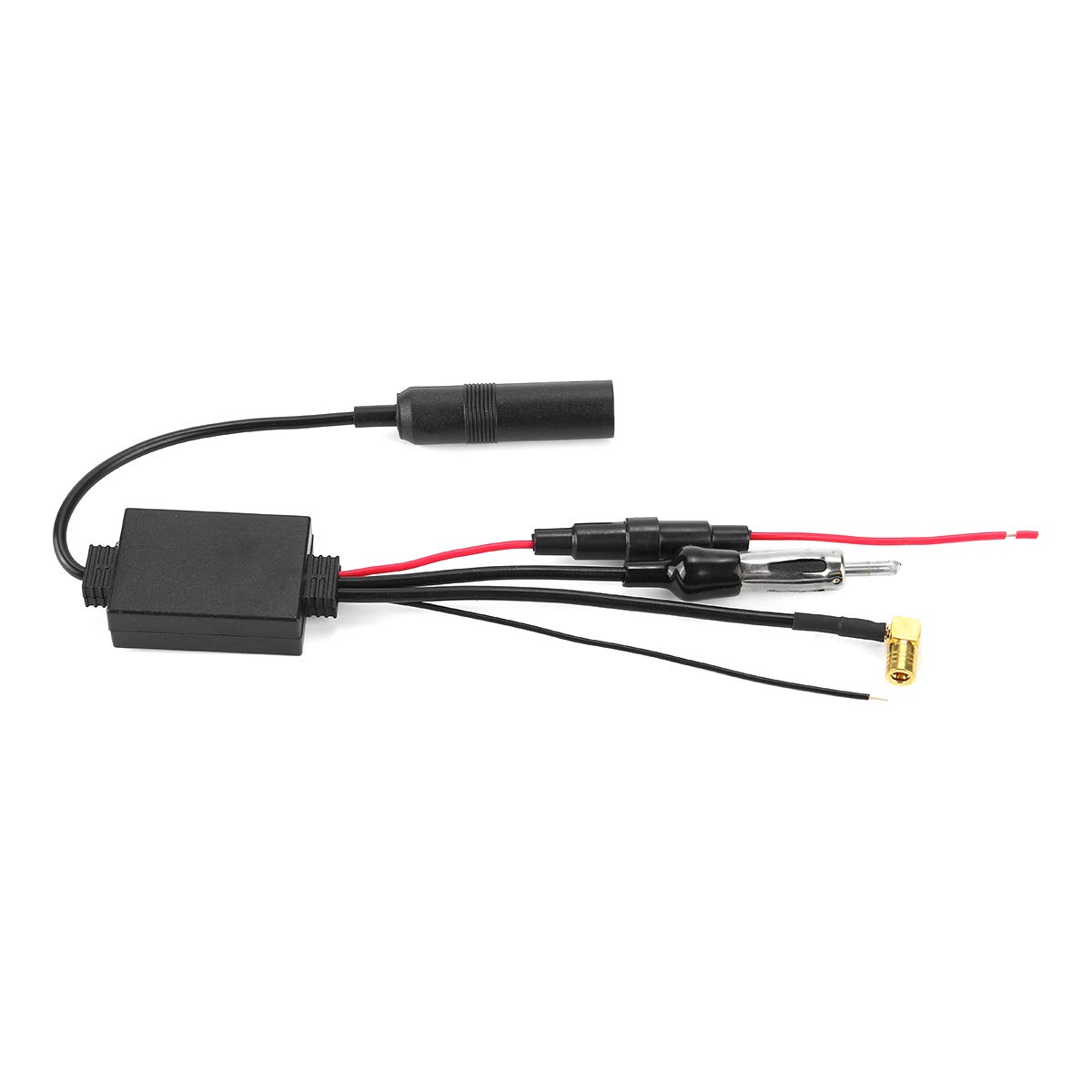 YONGYAO Adattatore splitter per antenna nero per auto universale DAB KFZ