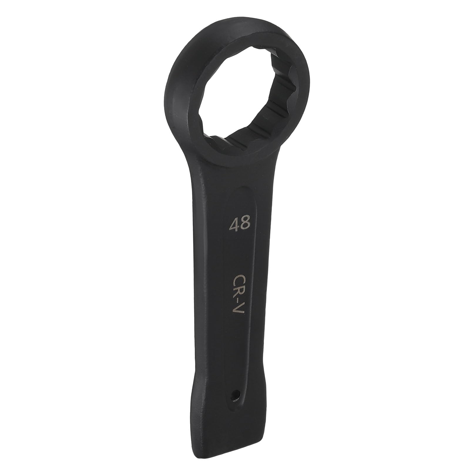sourcing map Slogging Box End Striking Ring Wrench 48mm Metric CR-V Steel 12-Point Flat Strike Wrench Baking Paint Single Head Spanner Hand Tool for Mechanical Automotive Repair — image 1