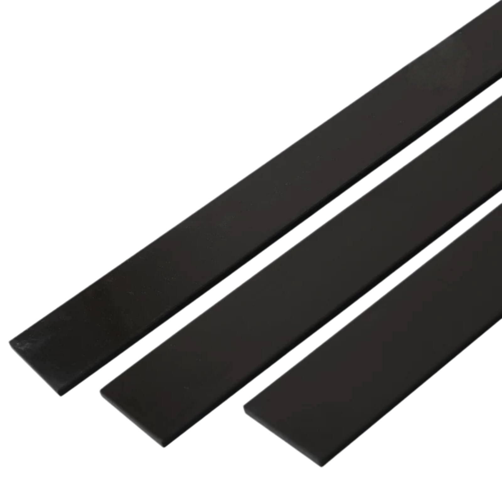 Barra Piatta Nera in ABS Rettangolare, plastica Resistente e Leggera per progetti Fai-da-Te di fresatura CNC, Taglio Laser, robotica e Realizzazione di custodie 500mm×70mm,8mm