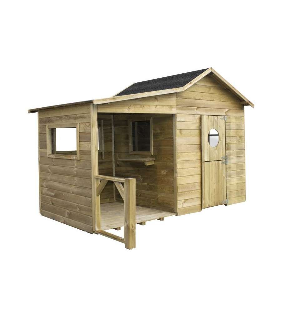 Casetta in legno da giardino ("ELA" - 240 x 125 x 173H)