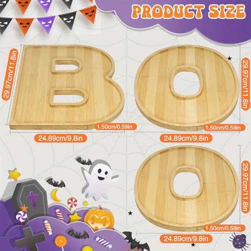Plateau à fromage effrayant avec rebords pour apéritifs d'Halloween - 6