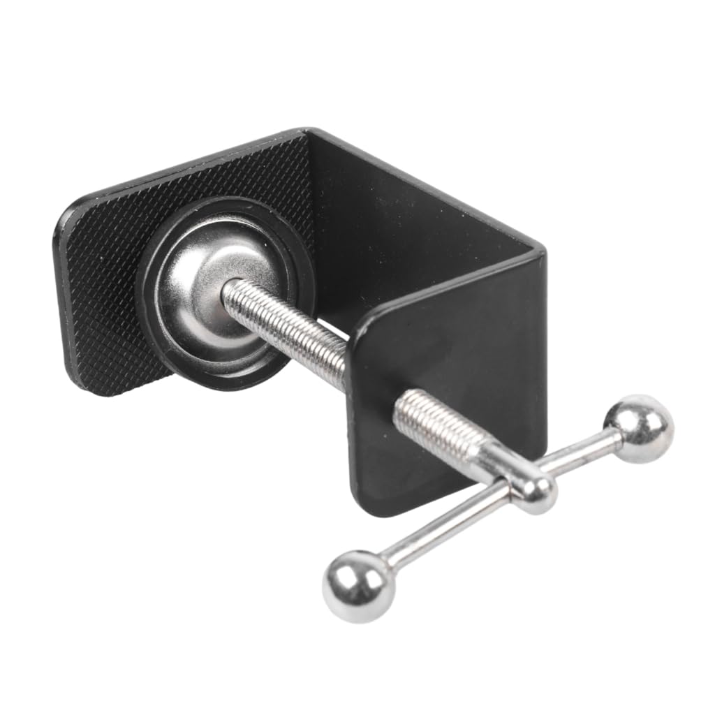 Supporto per telefono con clip per tablet, resistente morsetto per tablet da 4,5-11 pollici, con regolazione multiangolo a 360 rotazioni