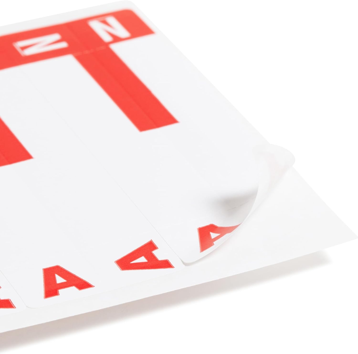 Smead AlphaZ NCC Color-Coded Label, A-Z, Label Sheets in Reusable Box, Assorted Colors (67150)