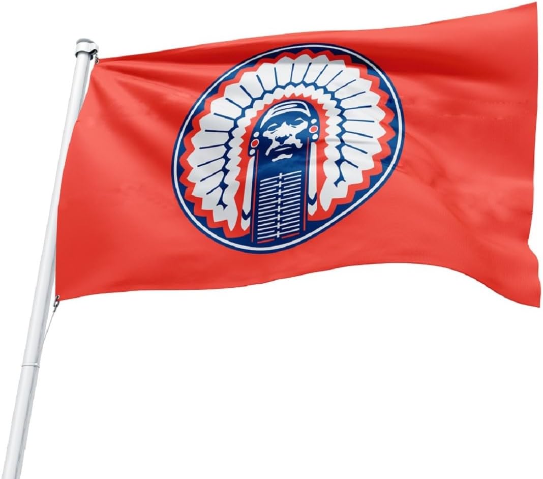 Illinois Fighting Illini 4x6 Foot Block I Flag - Officially Licensed College Flag