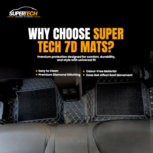 Image of 7D Car Floor Mat for Hyundai Grand i10 NIOS | Black Silver
