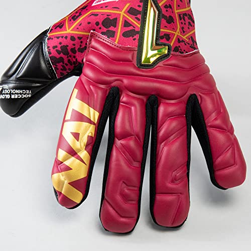 Rinat Xtreme-Guard Superior Training Goalkeeper Glove Free Pin! (Maroon, 10) #TOP1