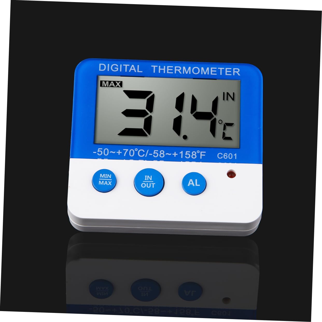 3 Pz allarme di alta e bassa temperatura termometro frigorifero termometro per frigorifero termometro per interni termometri digitali termometro c601 termometro ed esterno COLLBATH
