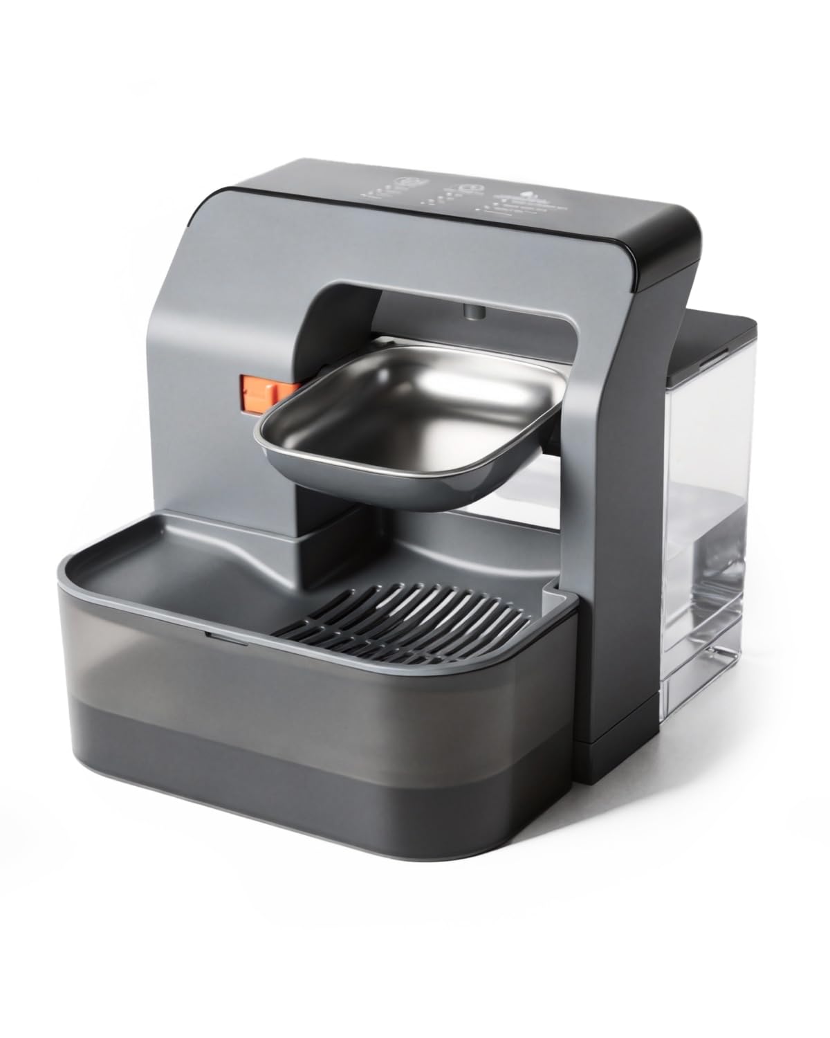 Fuente de bebida para gatos, fuente inalámbrica para gatos con movimiento, bomba de agua silenciosa, color negro