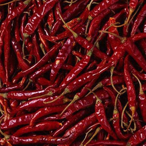 Organic Charitra Guntur chilli 400 grams- Hot Dried Red Chilli - Premium Guntur Sannam Chilli- Whole Spices