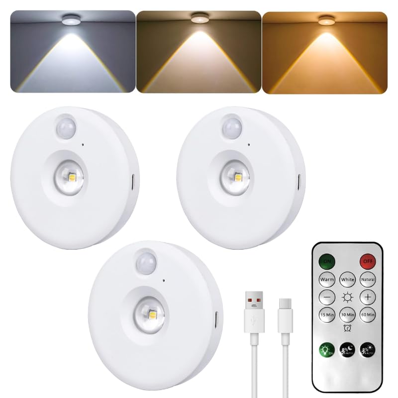 Ignara Rechargeable Spot Lights Indoor Under Cabinet Wireless Puck Light