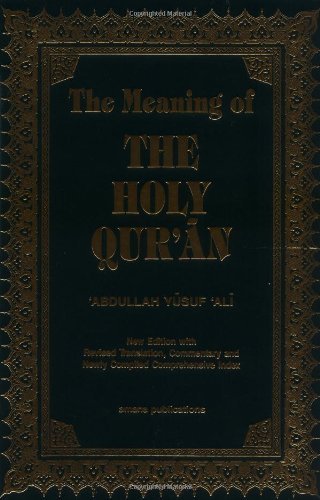 By Abdullah Yusuf Ali - The Meaning of the Holy... B0146V1CQY Book Cover