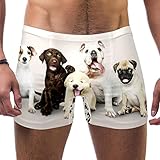 [VBFOFBV] メンズプリントジャマー水着スイムショーツ、かわいい子犬動物犬ペット