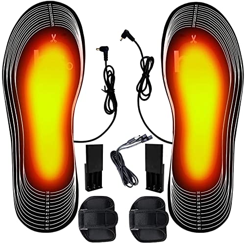 Eléctrica Plantillas Calefactables,Plantillas Calefactables con USB,Plantillas de Zapatos Calentados Recargables,Plantillas Calefactables Calentadores de Pies,Esquí,Pesca,Senderismo Cover