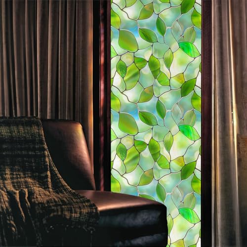 Vinilo Decorativo de Vidrio Autoadhesivo Verde 15.7x118in miniatura 2