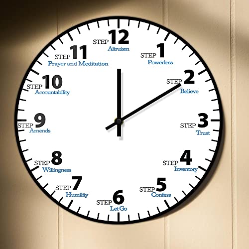 Reloj de Pared Analógico Silencioso 12 Pulgadas Acrílico miniatura 6