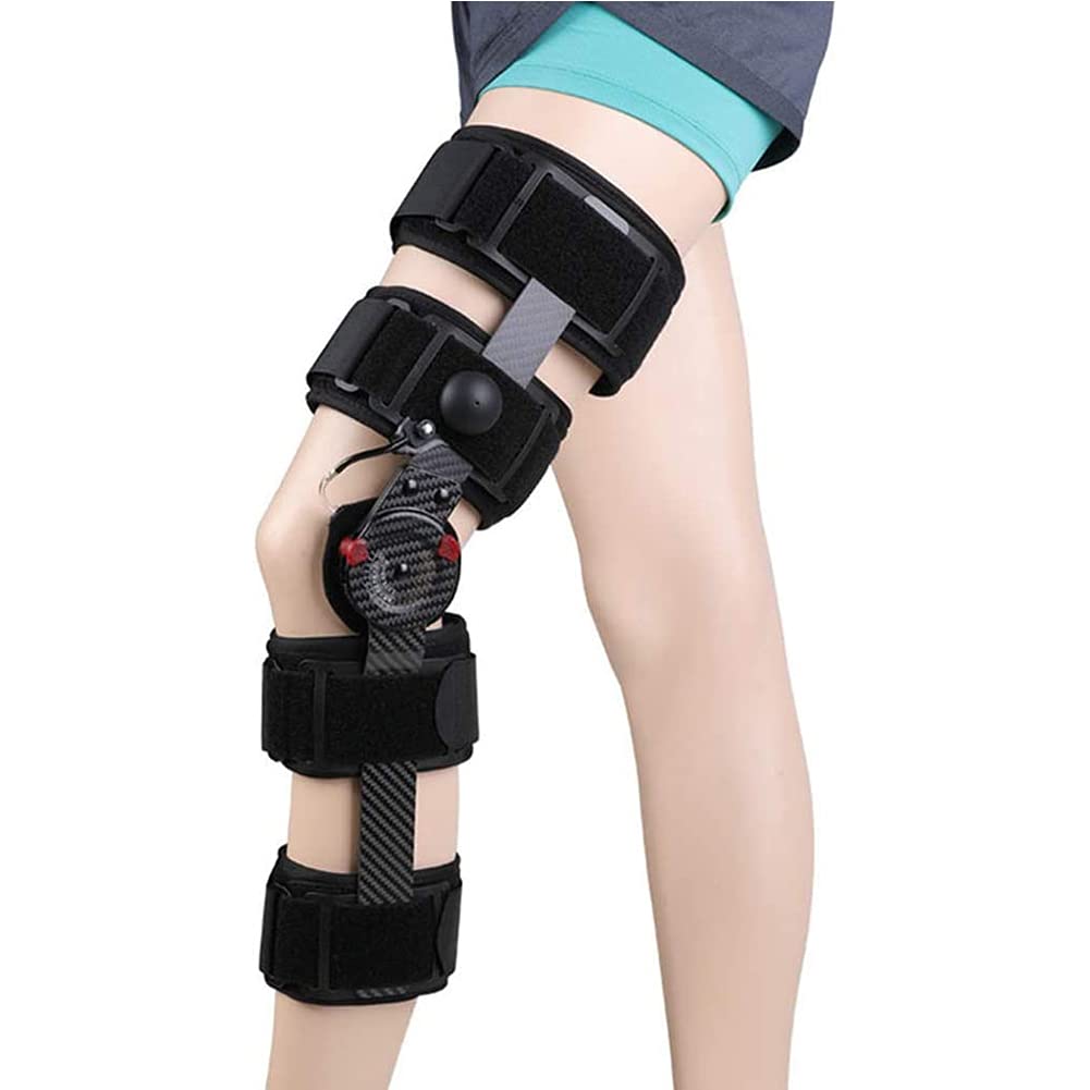 Aufklappbare Rom-Kniebandage, verstellbare Patellabandage nach der Operation, Stabilisatorpolster, Orthese, Splint Wrap, medizinischer orthopädischer Schutz – Kniebandage