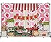 Letnia truskawka owoc fotografia tło dzieci Happy Birthday dekoracyjne tło baby shower ciasto stół baner winyl, 2,4 x 1,8 m