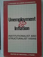 Unemployment & Inflation: Institutionalist and Structuralist Views B000LCO1YI Book Cover