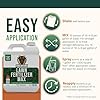 PetraMax Liquid Lawn Fertilizer for Lawns Concentrate - Liquid Fertilizer for Lawns, Food for Grass - 16-4-8 High Nitrogen Lush Green Grass, Phosphorus for Strong Roots - Apply Spring & Summer (32 oz)
