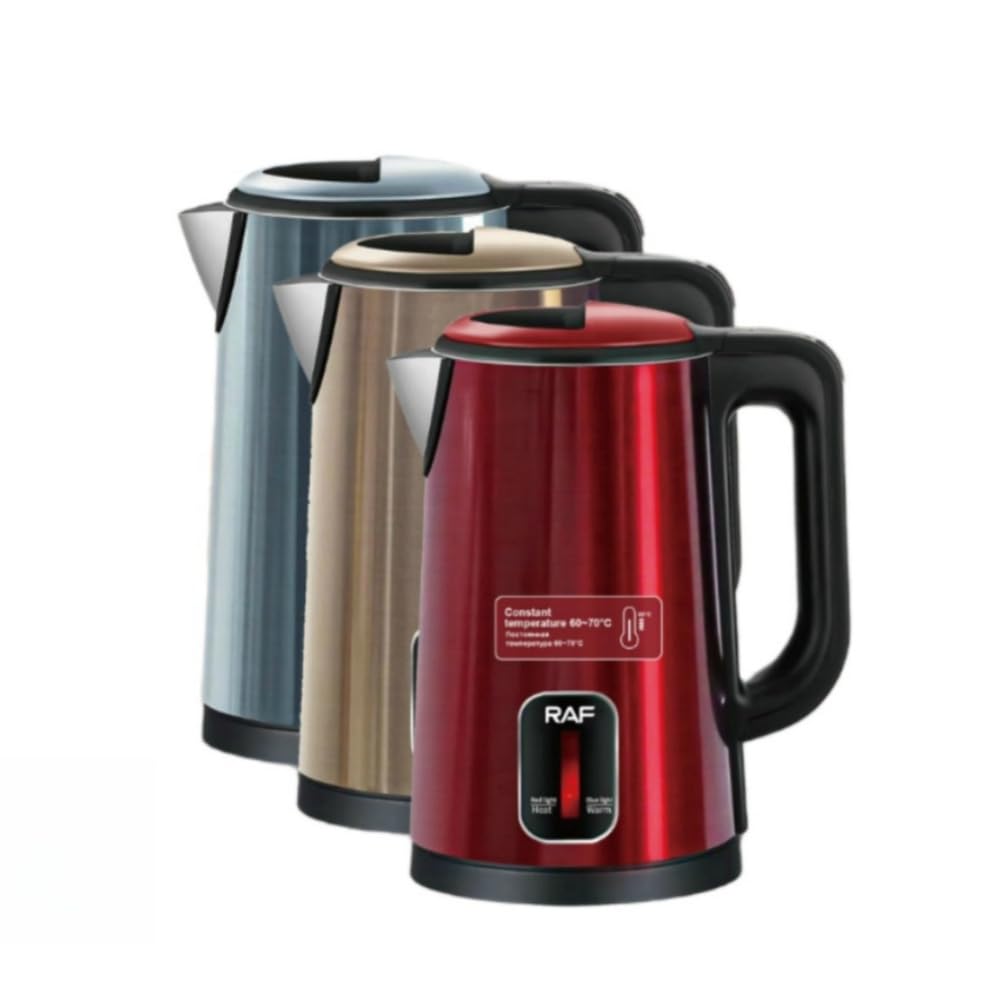 Amazon | Kirnuo電気ケトル ステンレス製 家庭用 保温ケトル 2.5L 自動
