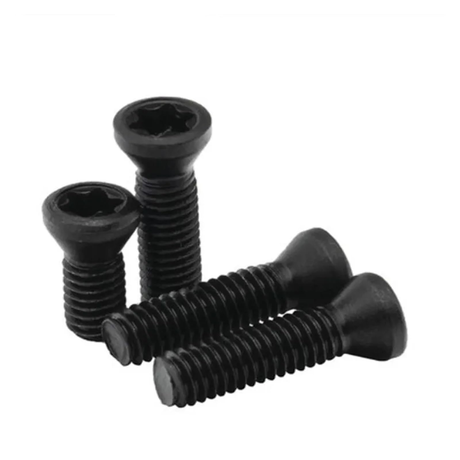 50 Stück CNC-Einsatz-Torx-Schraube aus legiertem Stahl der Güteklasse 12,9 M1,6 M1,8 M2 m2,2 M2,5 M3 M4 M4,5 M5 m6 for Ersetzen von Hartmetalleinsätzen(M4x8)