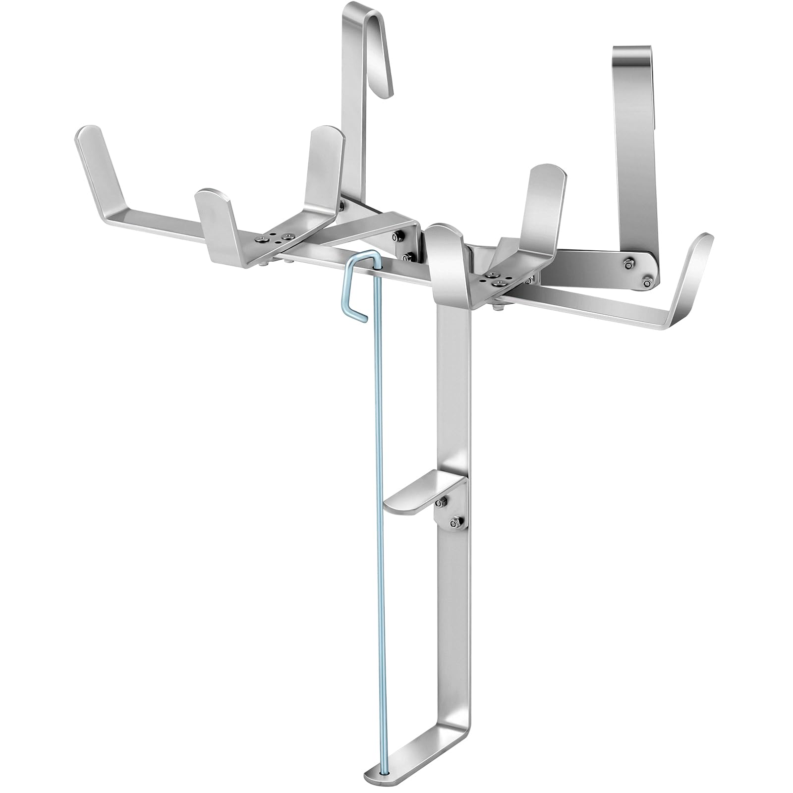 Blulu 1 paquete de soporte de barro para paneles de yeso y soporte de cinta de carrete para acabado de pared, sostiene bandeja de barro de 12 pulgadas y cinta de 500 pies