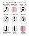 SLS3 Compression Socks for Women 20-30 mmHg Knee High - Womens Graduated Compression Running Socks - Sports, Travel, Recovery (Caribbean Blue, Small-Medium)