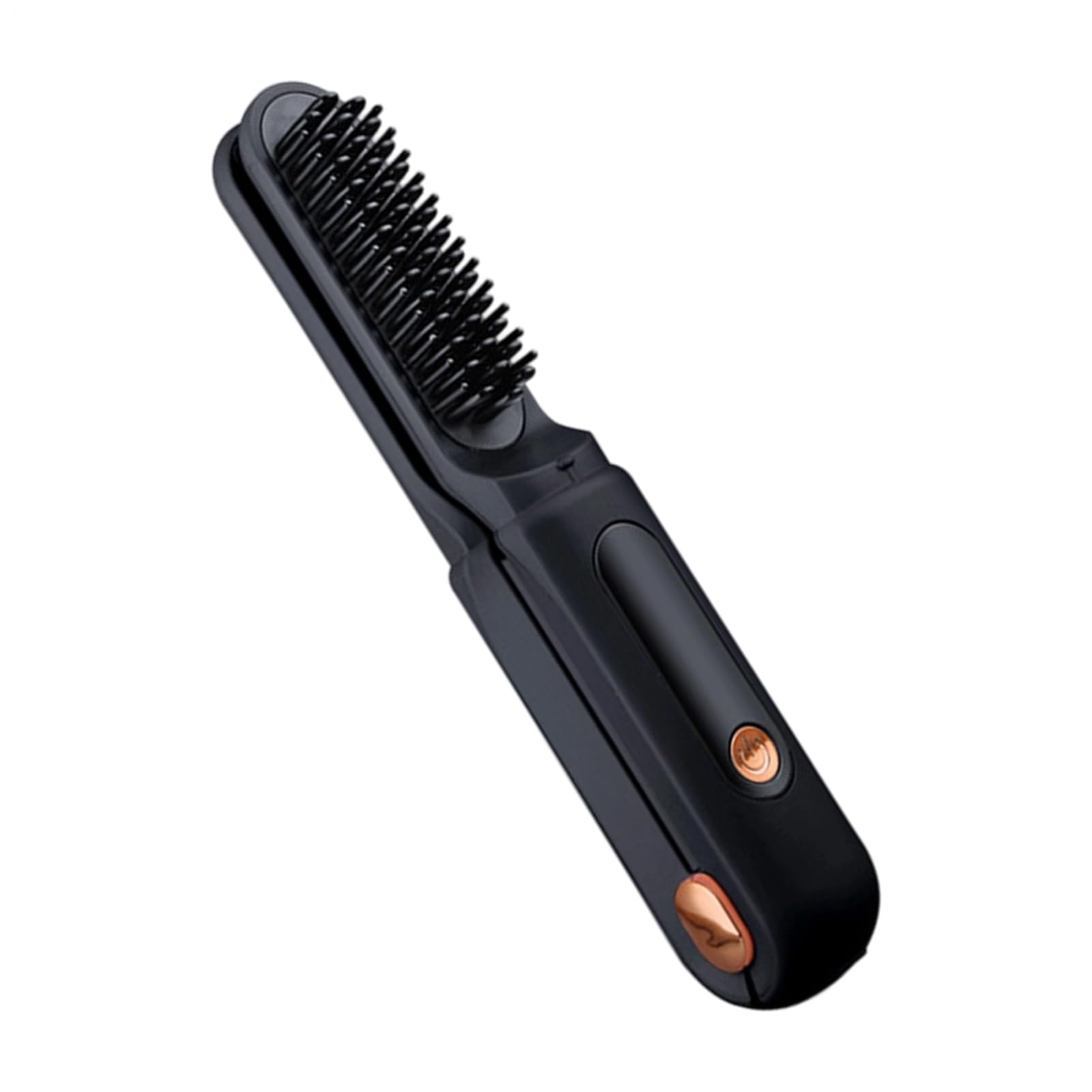 Plancha Alisadora De Pelo Cepillo Recargable con Pantalla LED 2 en 1