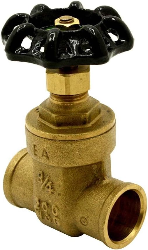 6418016 1-1/4 Inch CXC Brass Gate Valve