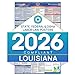 LA Labor Law Poster, 2020 Edition - State, Federal and OSHA Compliant Laminated Poster (Louisiana, English)