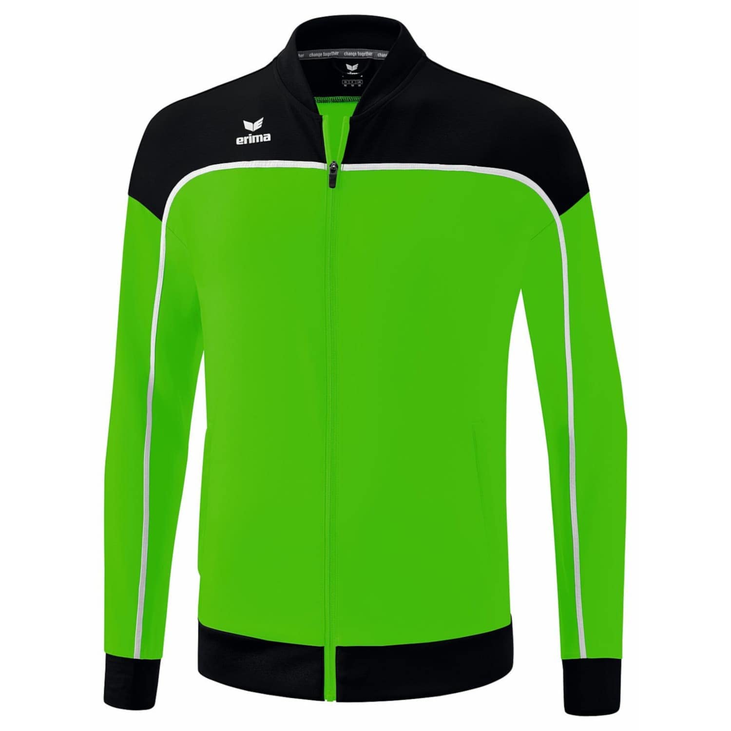 Erima Men's Change Functional Presentation Jacket, Green/Black/White, L