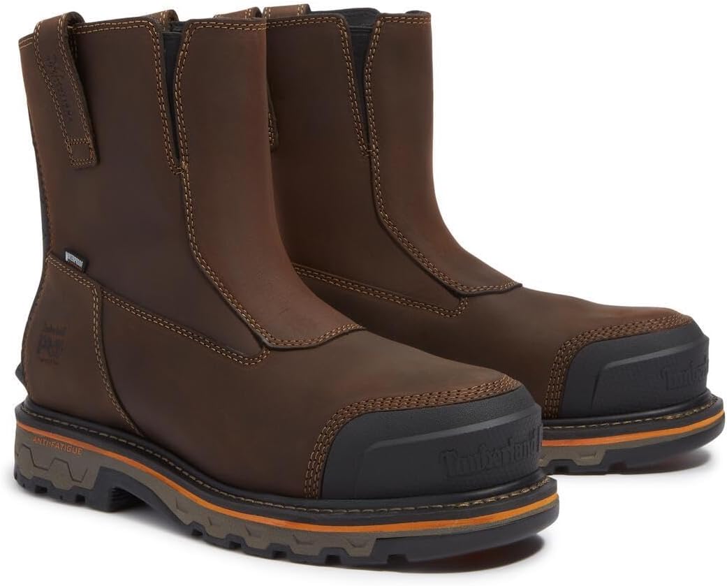 Timberland PRO mens True Grit Chelsea Composite Safety Toe Waterproof Industrial Western Work Boot - Image 2