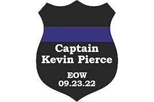Personalized Police Memorial Decal For Loved Ones