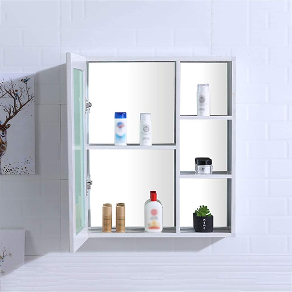 Mirror，Bathroom，Wall-Mounted，Makeup Mirror，Dressing Table，White Single Ed Door Cabinet with Storage Shelf Home Niture Decorative Stylish Design
