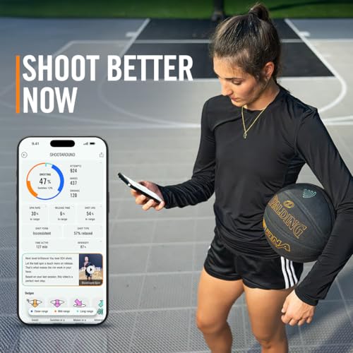 image for Spalding TF DNA Smart Basketball with Training App & 1-Year Subscripti