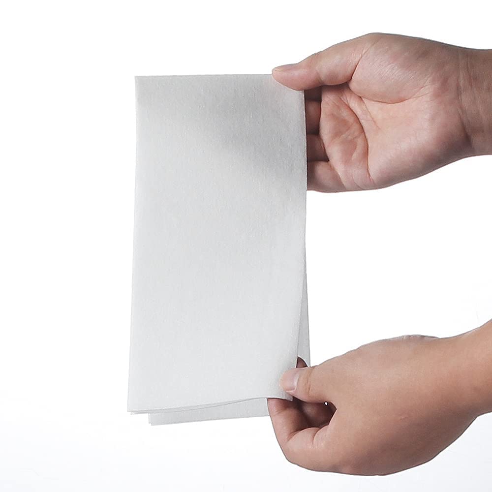 MORGIANA 200 Paquetes Toallas Desechables para Invitados 43 * 30CM Servilletas de Papel de Lino Duraderas Absorbentes Servilletas Blancas para Baño Bodas Fiesta Navidad