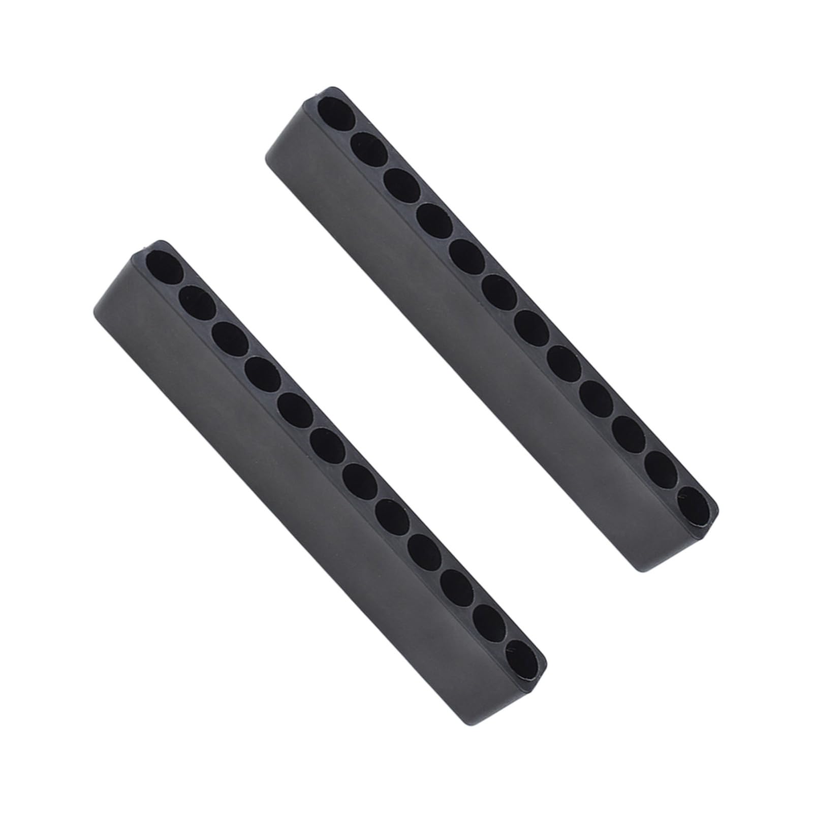 Sturdy ABS Bit Organizers Case Holds 12 Pieces of 6.35Mm Hexagonal Shank Driver Bits Technician Tool Storage Box Air Tool Bit Case
