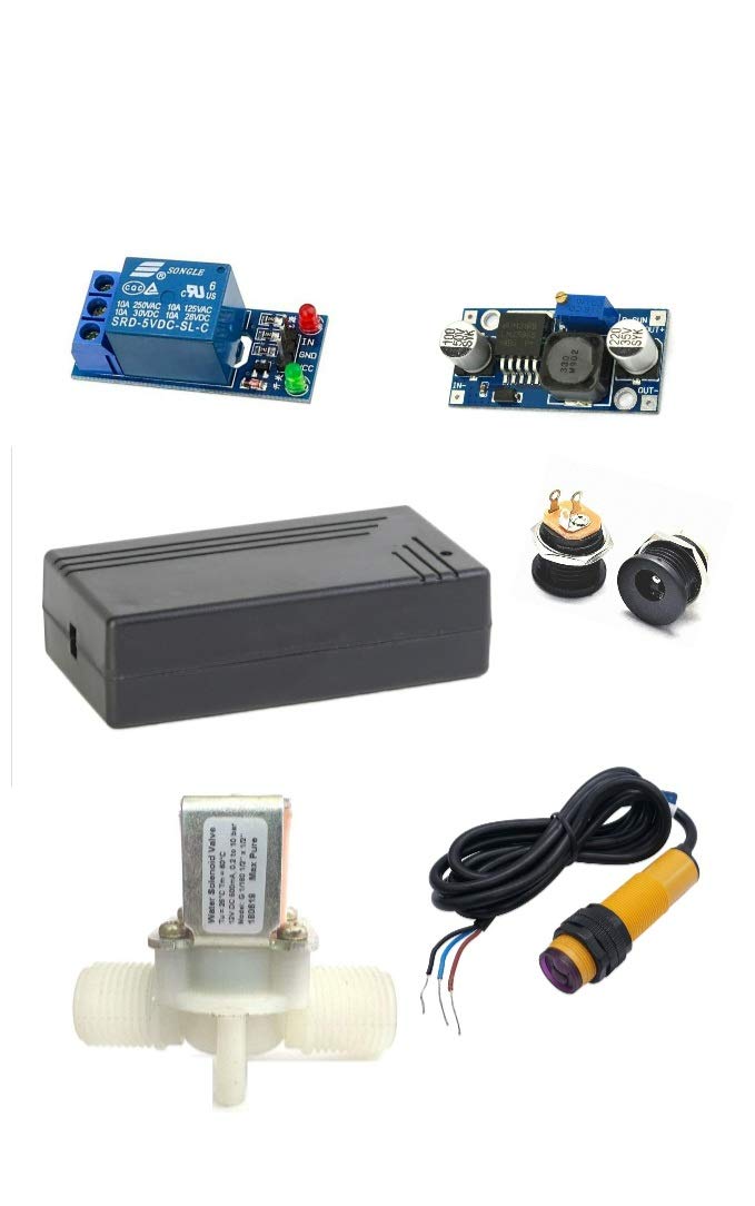 See full amazon price history chart for Advitiya? - DIY Kit for Automatic Sensor Water Tap,(1SET) 12V Solenoid Valve, Plastic Enclosure, 1Ch Relay, IRSensor Adjustable IR Switch, LM2596 DC-DC Step Down Power Supply Module DC Pin, Multicolor Advitiya? - DIY Kit for Automatic Sensor Water Tap,(1SET) 12V Solenoid Valve, Plastic Enclosure, 1Ch Relay, IRSensor Adjustable IR Switch, LM2596 DC-DC Step Down Power Supply Module DC Pin, Multicolor (B08PS35LVN) Amazon Price History, Amazon Price Tracker
