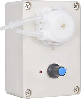 Industrial Peristaltic Liquid Pump, Adjustable Flowing Dosing Pump, Single Head Design, Easy to Clean and Maintain, Widely Used in Experiment, Biochemical Analysis