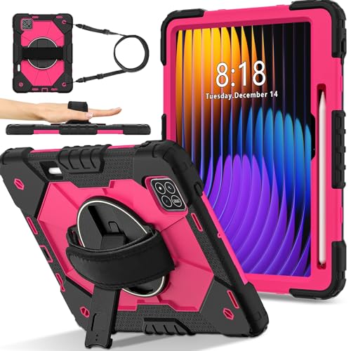 Protection Xiaomi Pad 7 Pro en silicone ultra résistante avec bandoulière