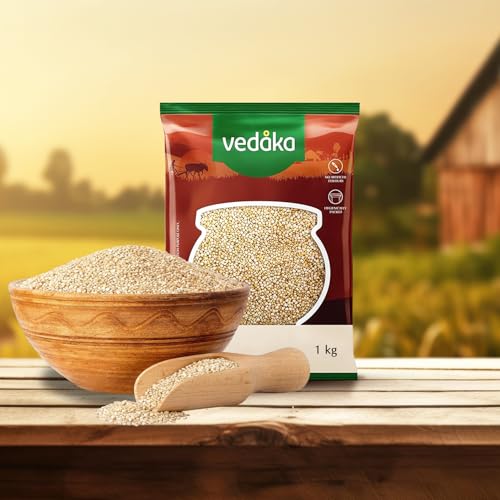 Image of Amazon Brand - Vedaka Quinoa | 1 Kg | Naturally Gluten-Free | Natural Source of Dietary Fiber