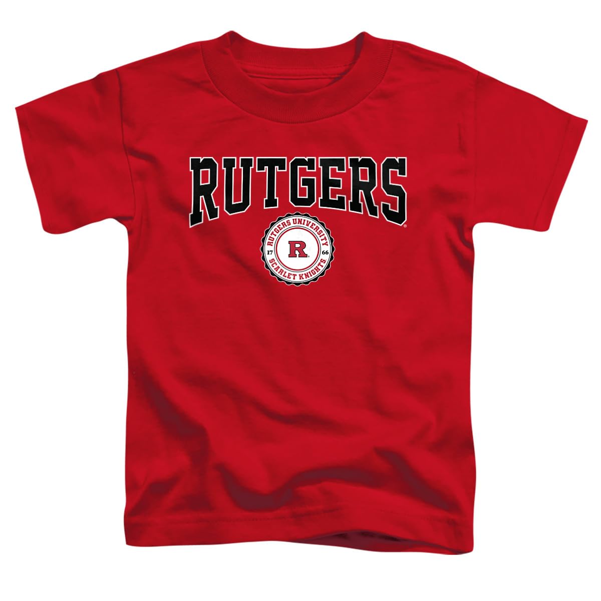 LOGOVISION Rutgers University Collegiate Seal Kids T Shirt (2) for Toddler Boys and Girls, Red