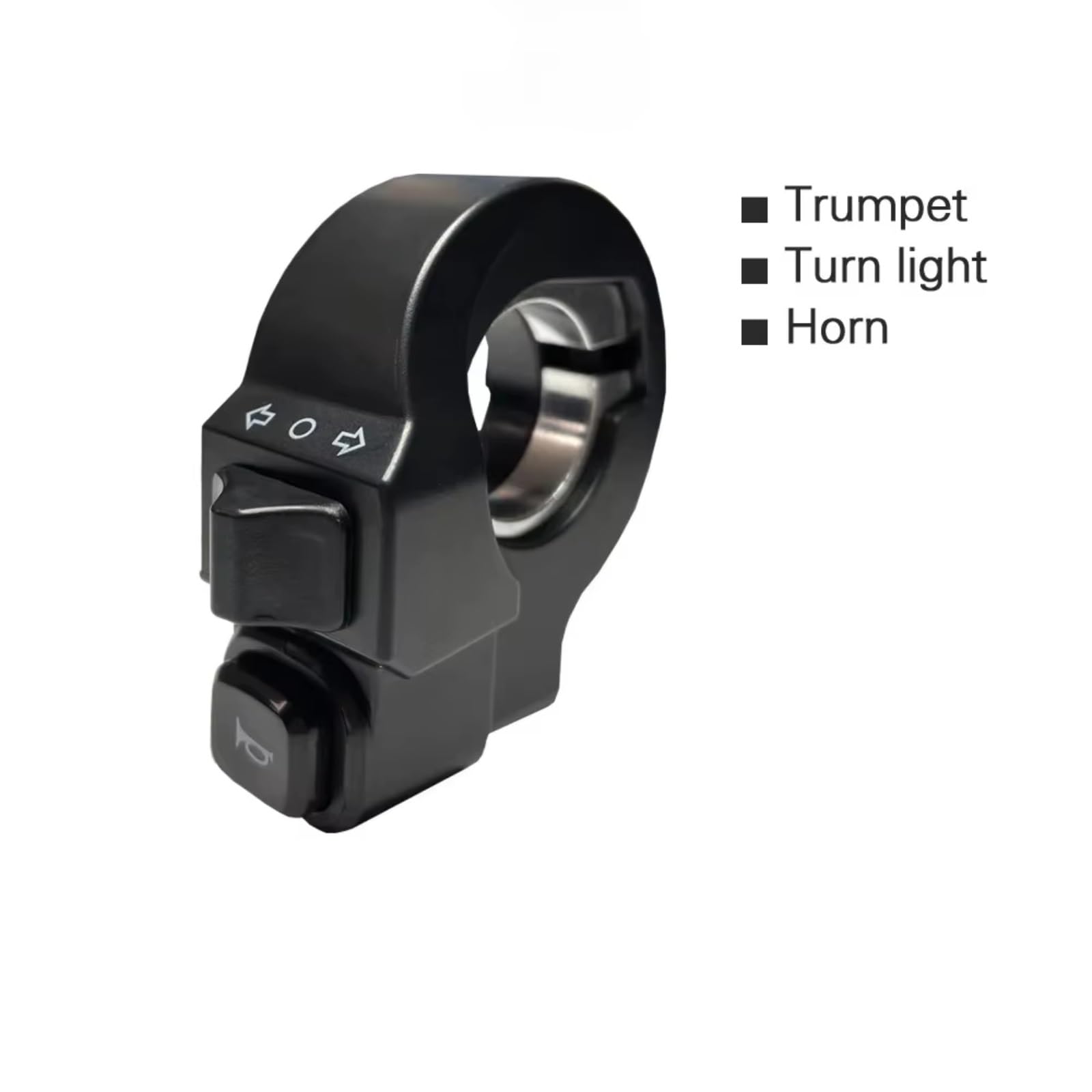 Interruttore Manubrio Moto Da 22mm Per Avvisatore Acustico Universale 2 In 1 On/off Luci Retrofit Scooter Ebike Comando Luci Moto