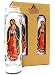4-Pack Our Lady of Guadalupe | 8" Tall Unscented Religious Prayer Candles | Devotional | Virgen de Guadalupe Novena Vigil Candle in Glass Jar White Wax | Buen Regalo Best Gift Idea