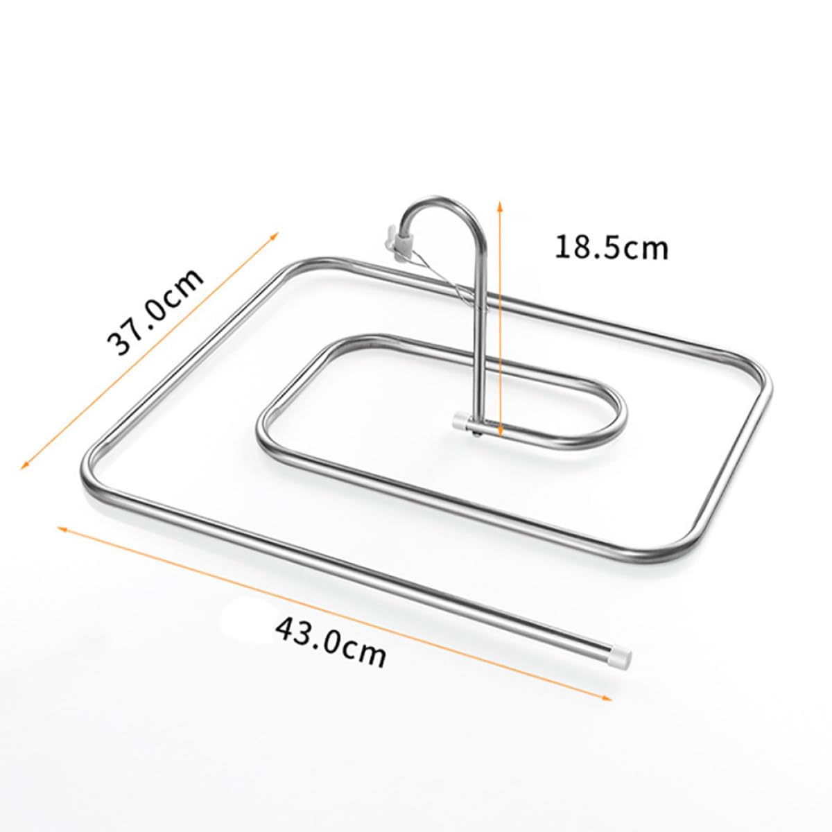 Stendibiancheria e Asciugatura Veloce con Clip in Acciaio Inossidabile a Spirale Design Salvaspazio per Lenzuola e Coperte su Balcone e Stanza
