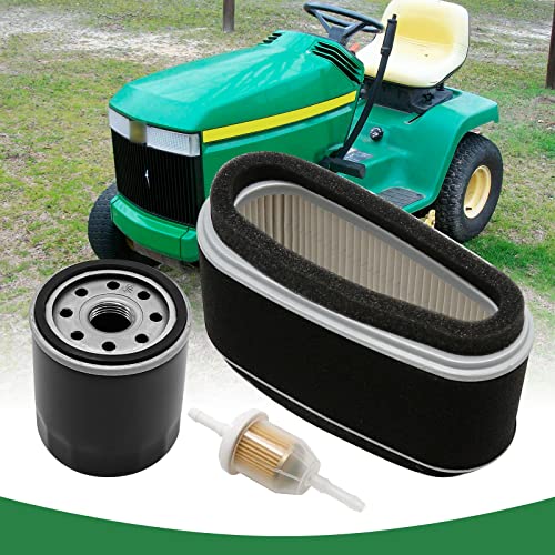CADUFUELLY 11013-2141 Air Filter Fuel Filter Oil Filter Tune Up Kit Replacement for Kawasaki FC420V for Gravely Pro 140 150 14 HP Engine 49065-2071 - Thumbnail 6