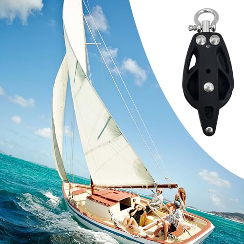 Polea de acero inoxidable para cuerda con diseño marino de alta gama 3