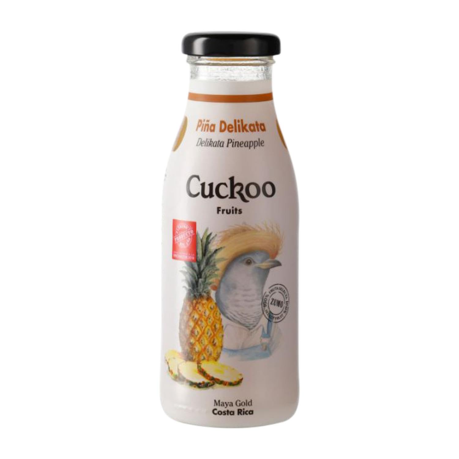 Refrescos y Mixers Caja de 24 unidades Cuckoo Piña Delikata Botellín 25 cl