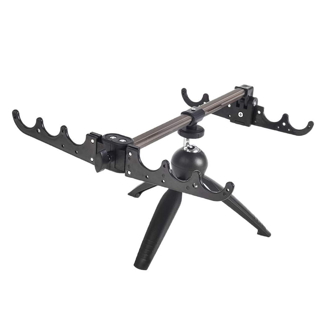 Amazon | sharprepublic 釣り竿ホルダー調節可能なカメラ三脚