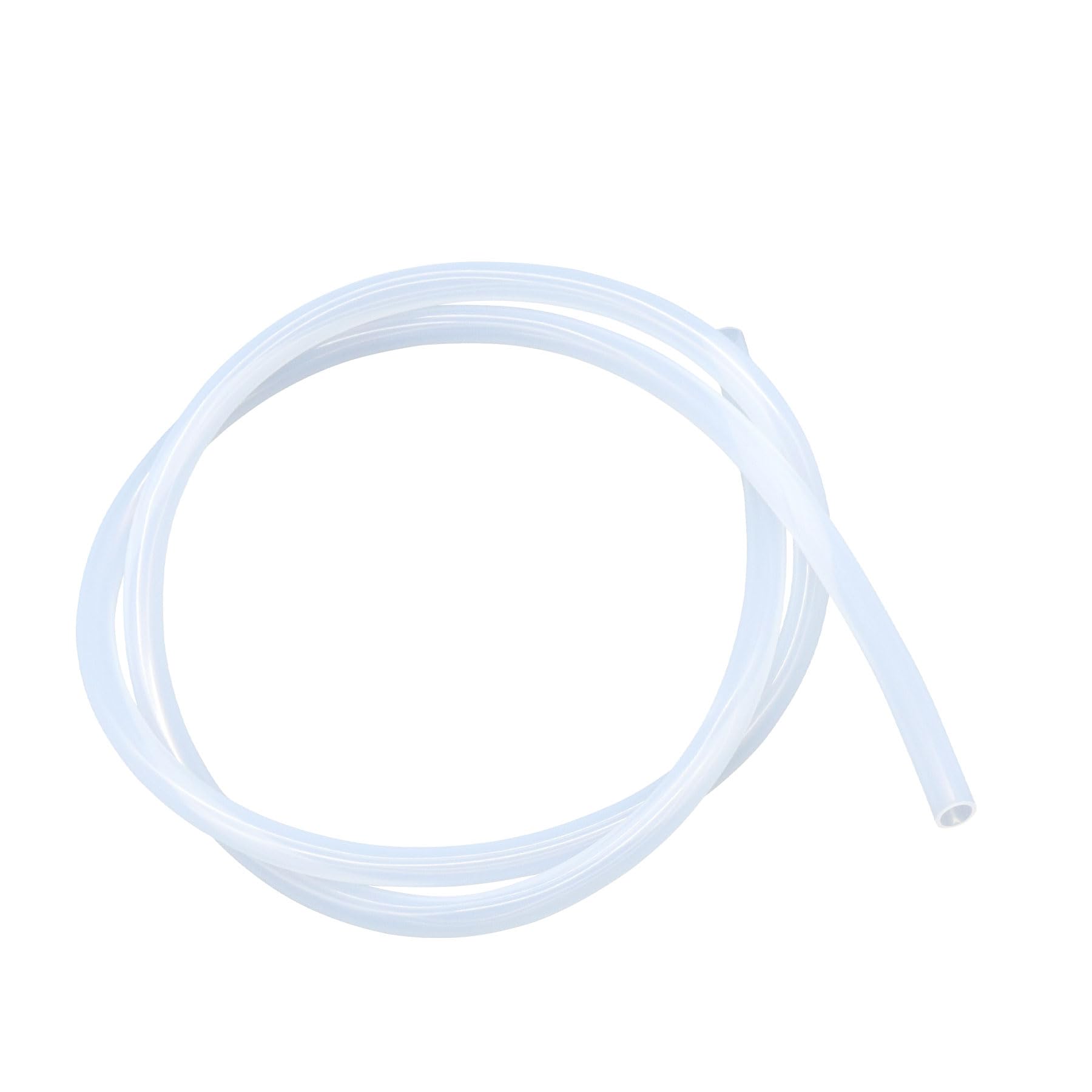 LAVMHAB Clear Silicone Tube Food Grade Hoses Size 5mm x 8mm, Length 2m (6.5ft), Thickness 1.5mm, Flexible Rubber Silicone Tubing for Air Hoses Water Pipes